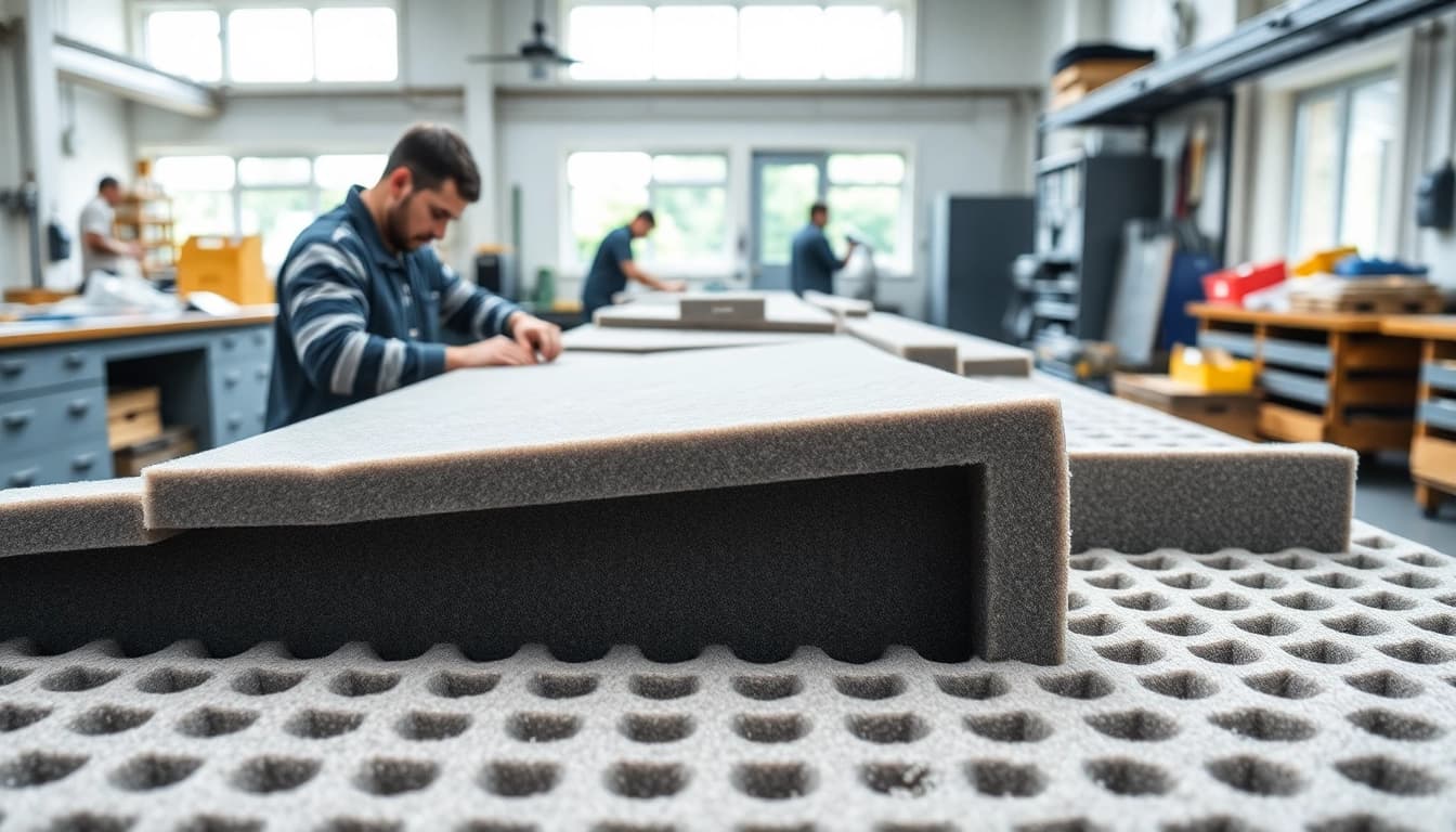 Customize foam for rifle case with precise cutting techniques and craftsmanship.