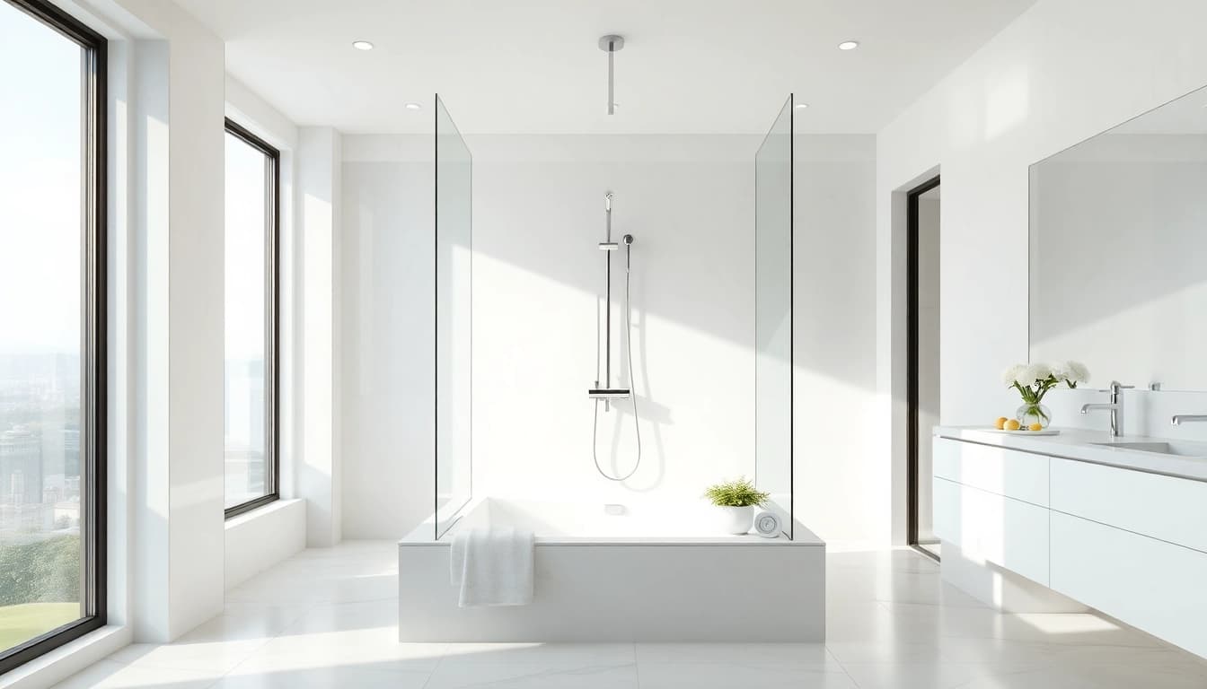 Experience sophisticated elegance with elegant showers Australia in a luxurious bathroom setting.