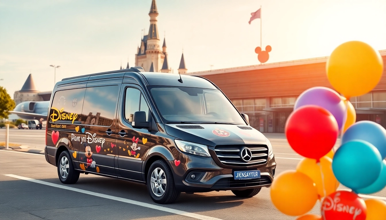 Experience a Beauvais Airport to Disney Transfer in a magical setting with vibrant Disney motifs.