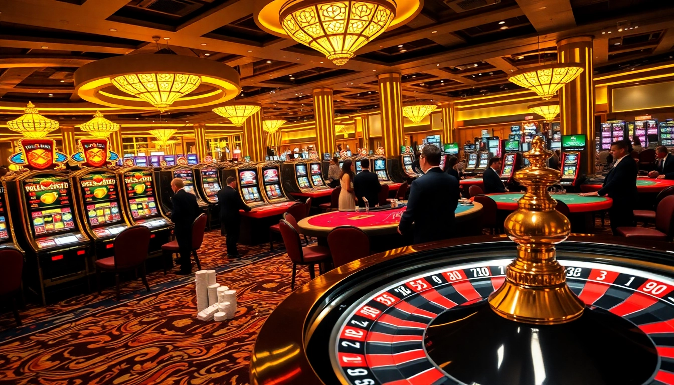 Experience the thrill of onicplay at a luxury casino with poker chips and thrilling gaming tables.