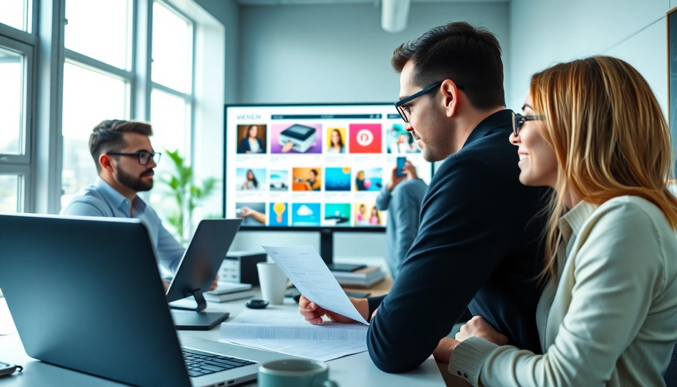 Showcasing edmonton web design essentials through vibrant design collaboration.