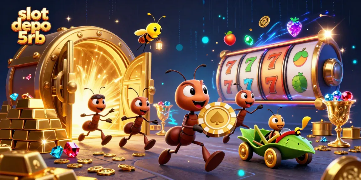 Engage in thrilling adventures of slot depo 5rb with ants and a grasshopper in a high-stakes heist.