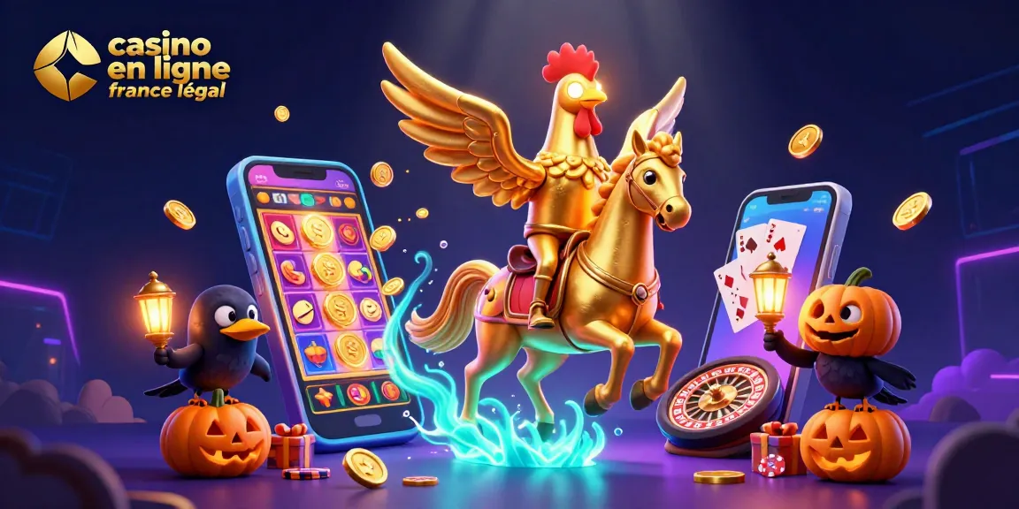 Jouer Intelligent et Sécurisé sur le casino en ligne légal en France avec une ambiance magique et festive.