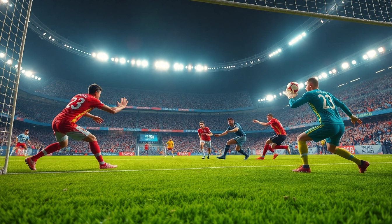 Catch the excitement of a vibrant football match with a focus on ผลบอล888.