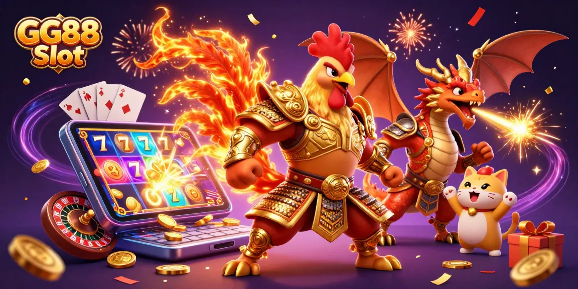 Engage in thrilling gameplay with GG88 Slot featuring vibrant characters and dynamic gaming elements.