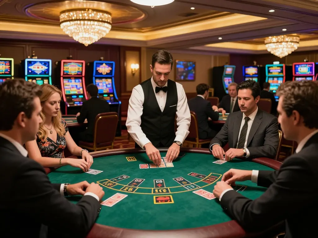 Experience strategic betting at c168 blackjack table with vibrant casino atmosphere