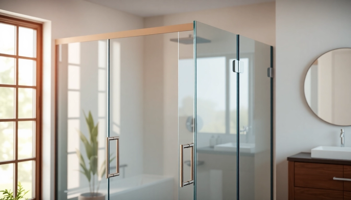 Enhance your bathroom with stunning sunney shower doors featuring sleek glass and polished chrome.