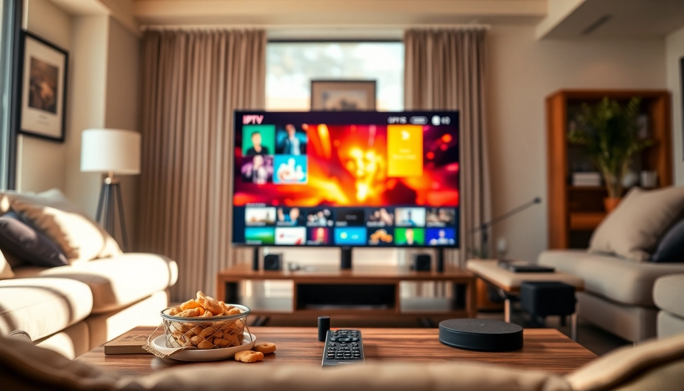 Watch iron iptv channels in a cozy living room setup with inviting decor.