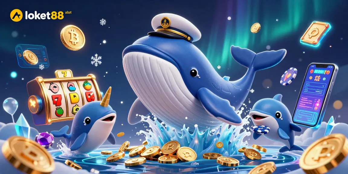 Engage with loket88 slot and win big while immersing in vibrant casino experiences with whales and coins.