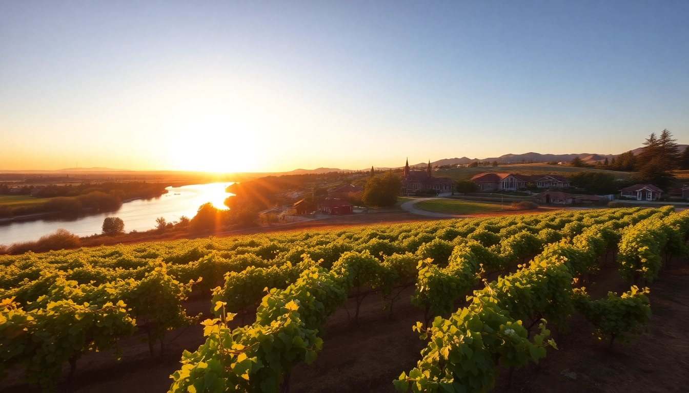 Experience the vineyards of Carksburg CA with scenic views and rustic charm.