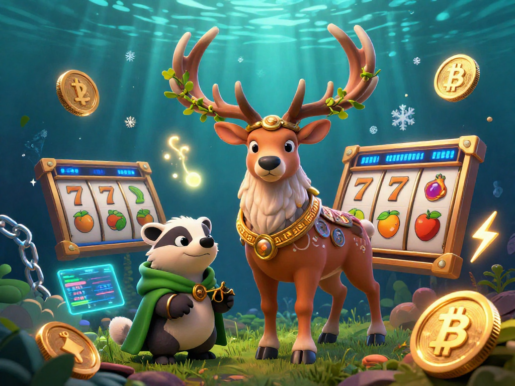 Experience the thrill of winning with situs toto slot tergacor in this vibrant casino illustration.