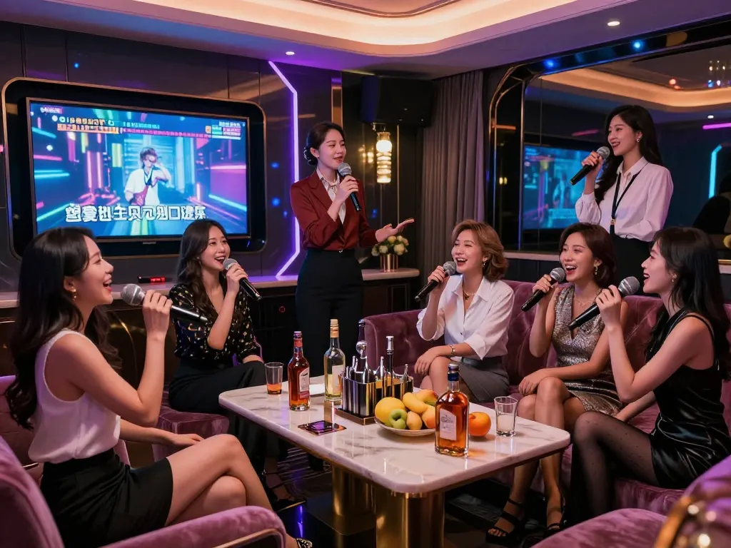 Enjoy a vibrant night at gangnamtune.com with premium karaoke, lively atmosphere, and engaging service in a luxurious setting.
