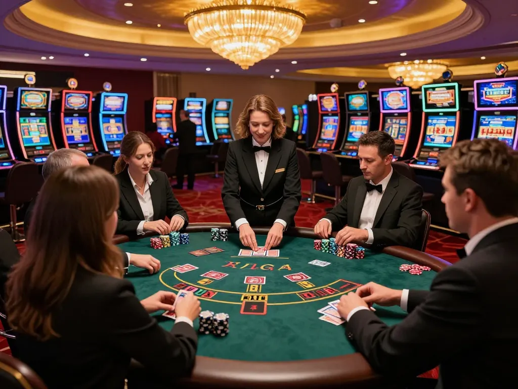 Experience thrilling blackjack gameplay at a lavish casino with sunwinapk.
