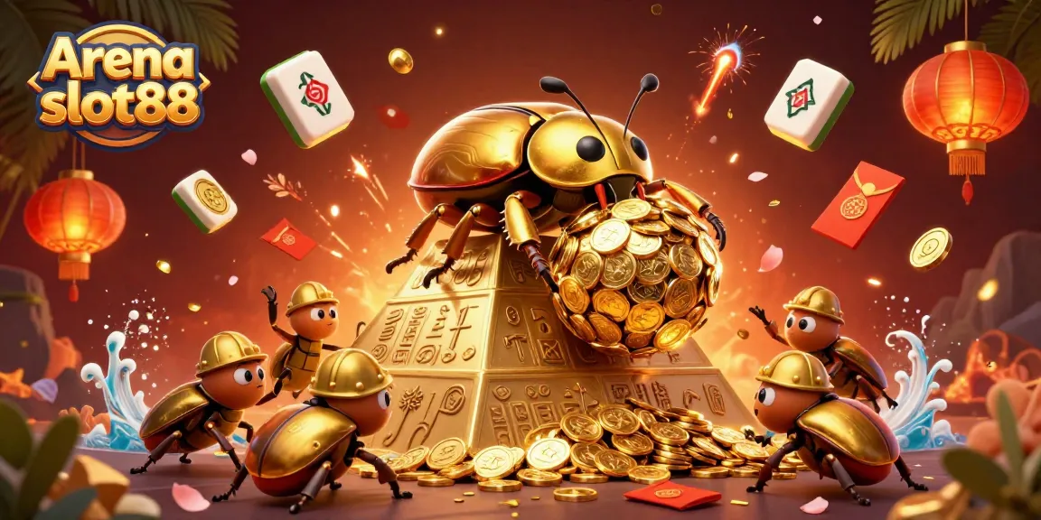 Putar keberuntungan dengan Arena slot88 yang dikelilingi simbol kasino menarik.