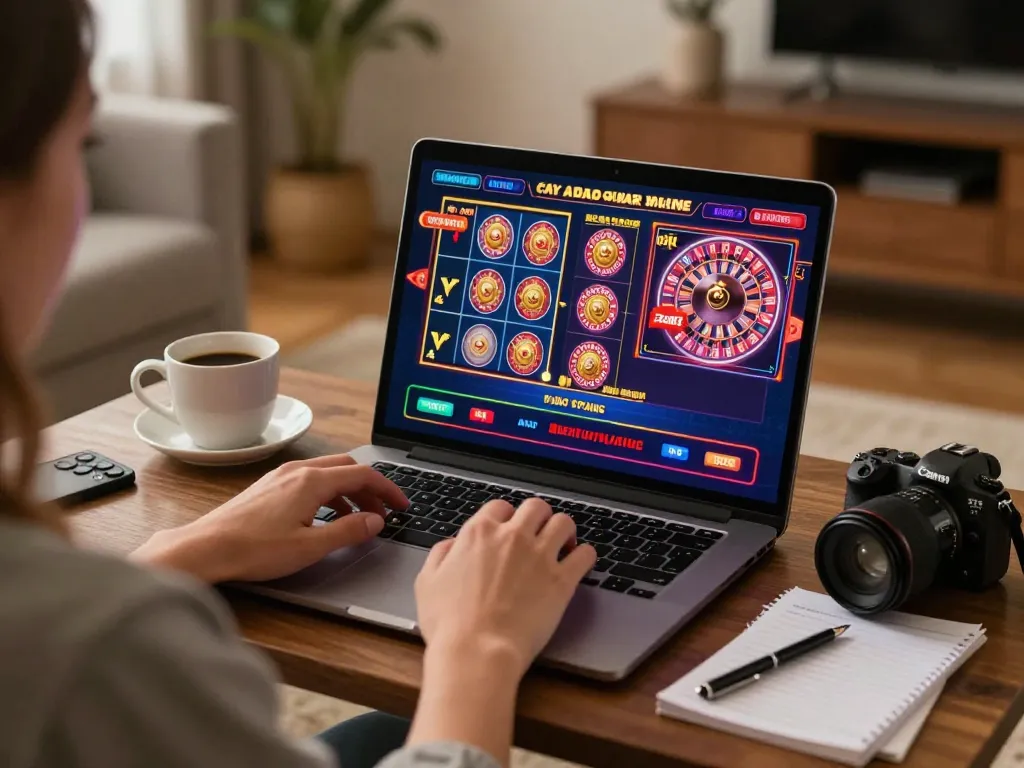 g28 player engaged in strategic online slots and roulette gameplay from home
