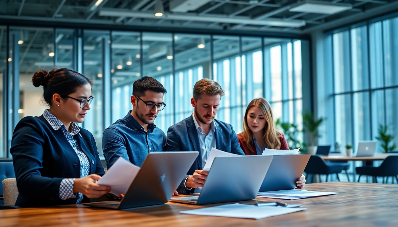 Analyzing Contract Management documents in a professional office environment.