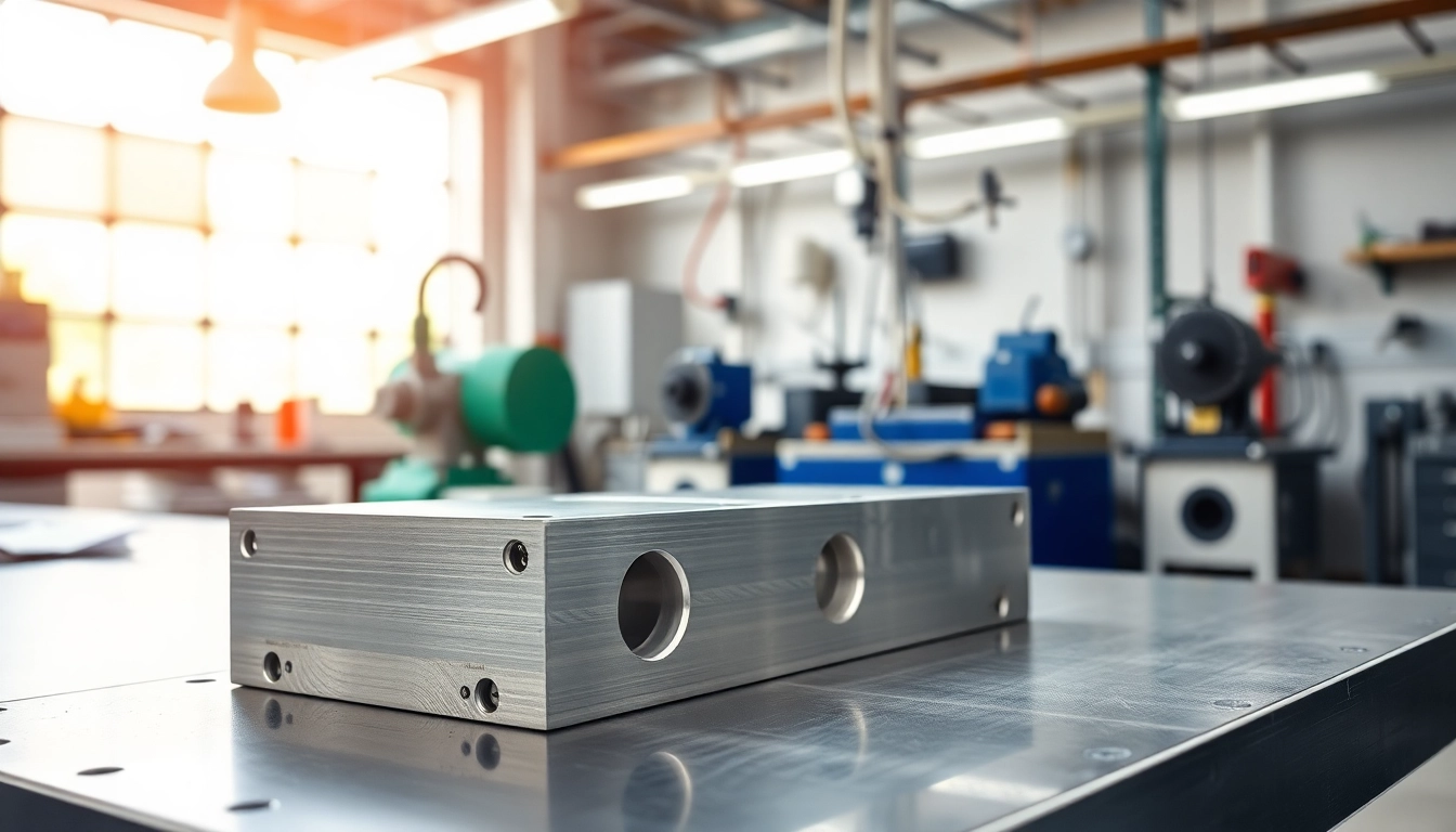 Display intricate aluminum prototypes crafted with precision in a modern workshop environment.