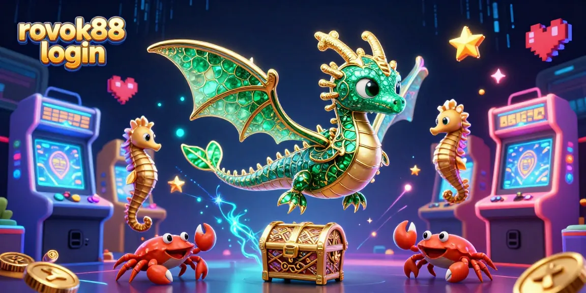 Engage with exciting gaming at rokok88 login featuring vibrant 3D illustrations and treasure-filled environments.