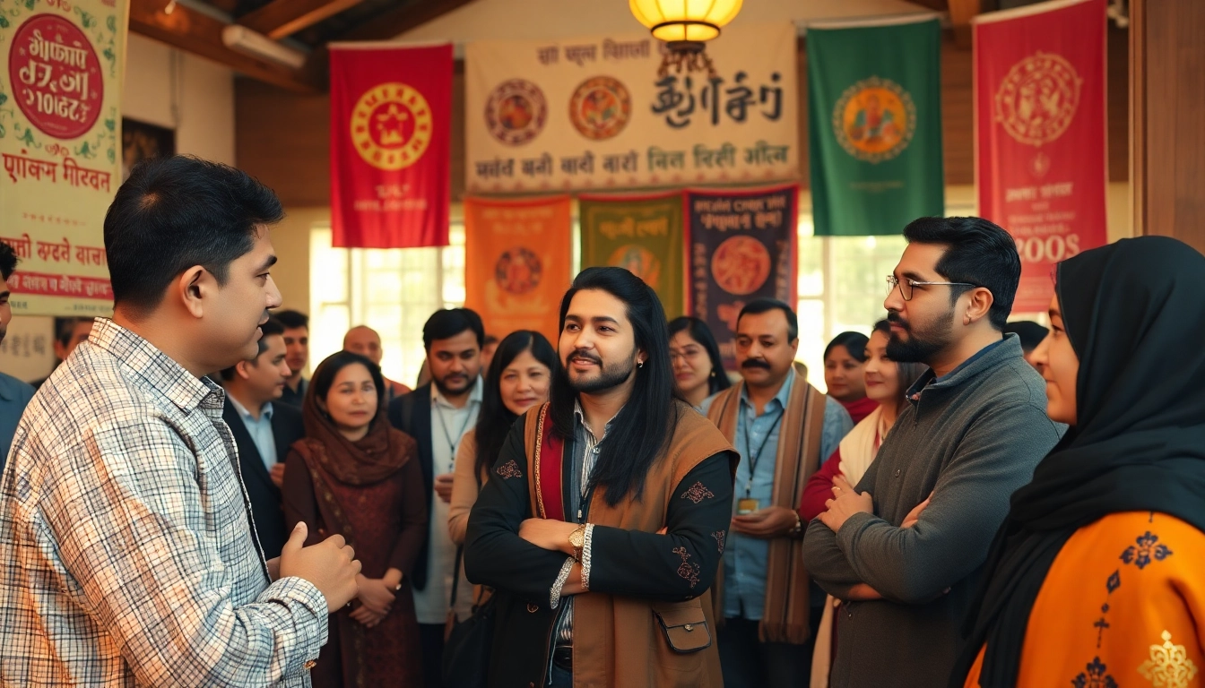 Engaging moment from Uyghurs Community gathering illustrating unity and diversity.