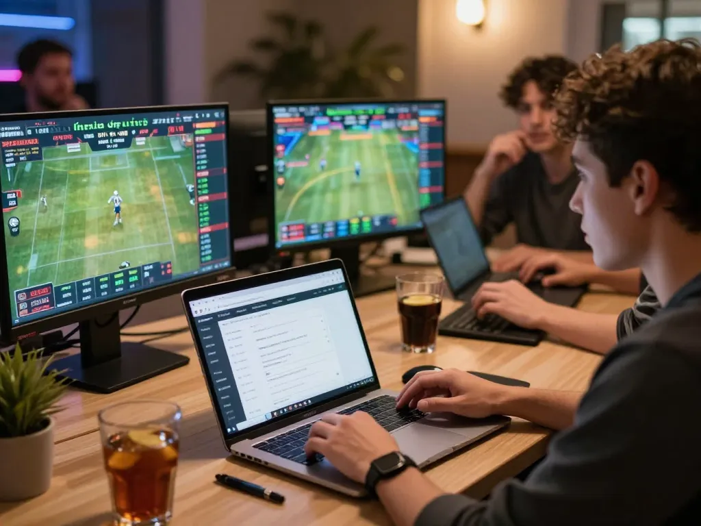 Engaging user placing bets on the xfzc168 platform in a lively online sports betting environment.