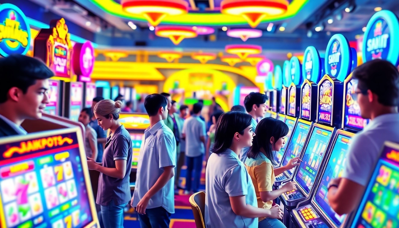 Temukan keasyikan bermain pakde4d slot dengan suasana kasino yang ceria dan penuh warna.