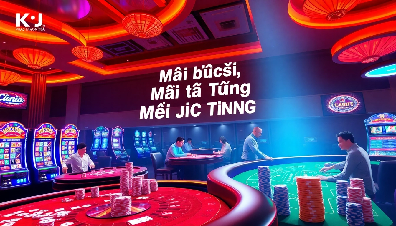 KJC AC 3 immersive casino experience with thrilling tables, dice, and slot machines.
