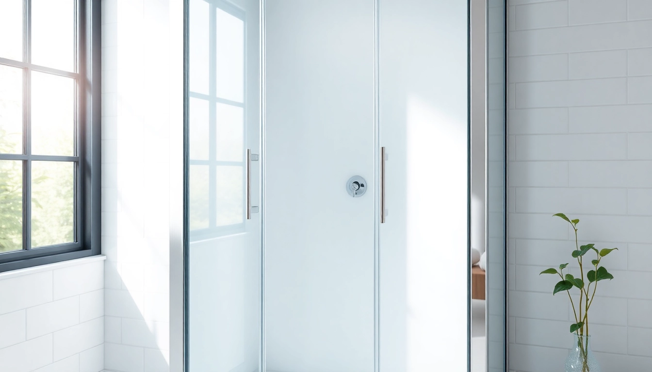 Genießen Sie das stilvolle Design der sonni Duschkabine mit eleganten Glas-Türen.