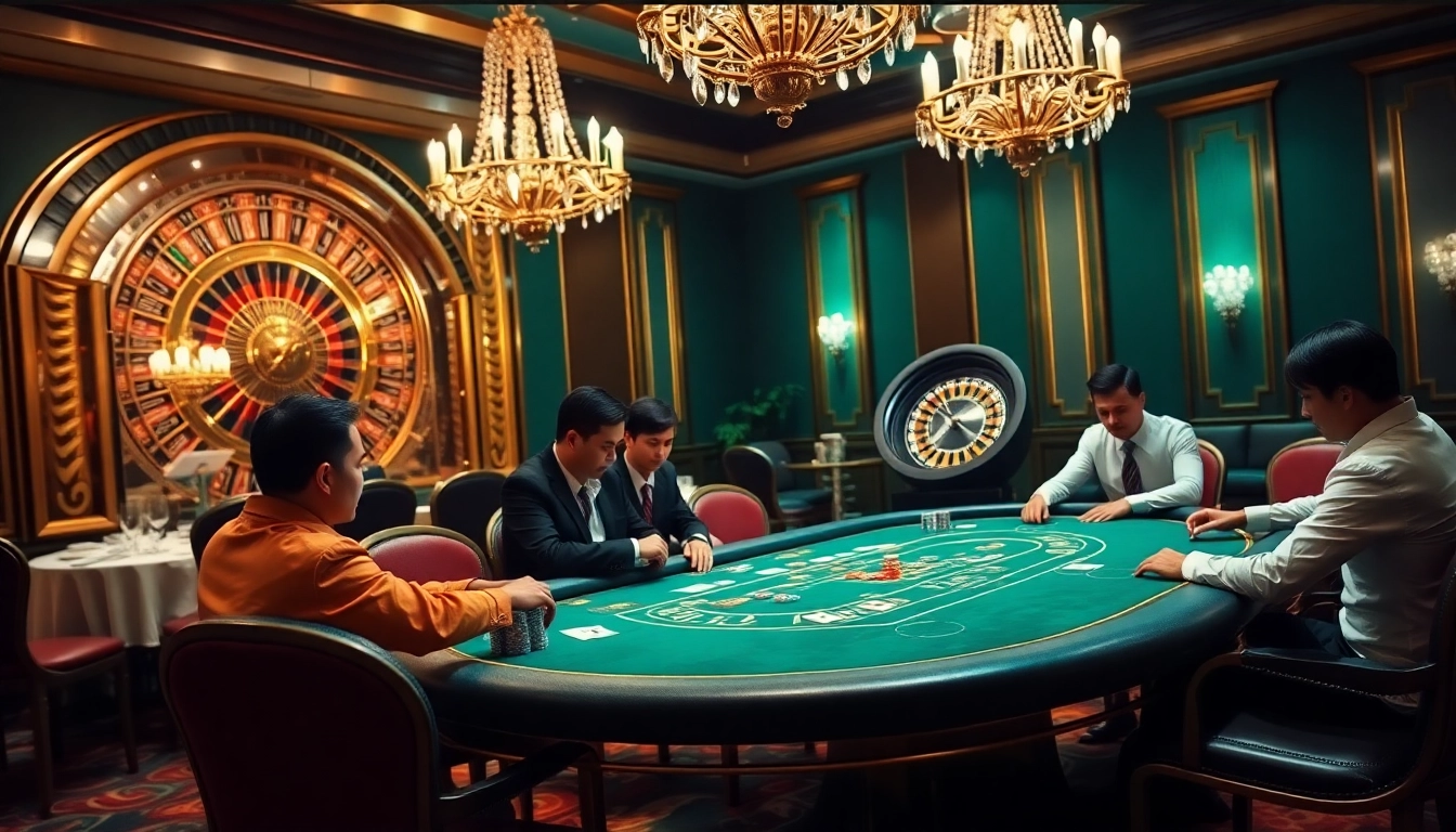 Engage in thrilling poker action at https://thabet.vegas/ featuring luxurious interiors and vibrant gameplay.