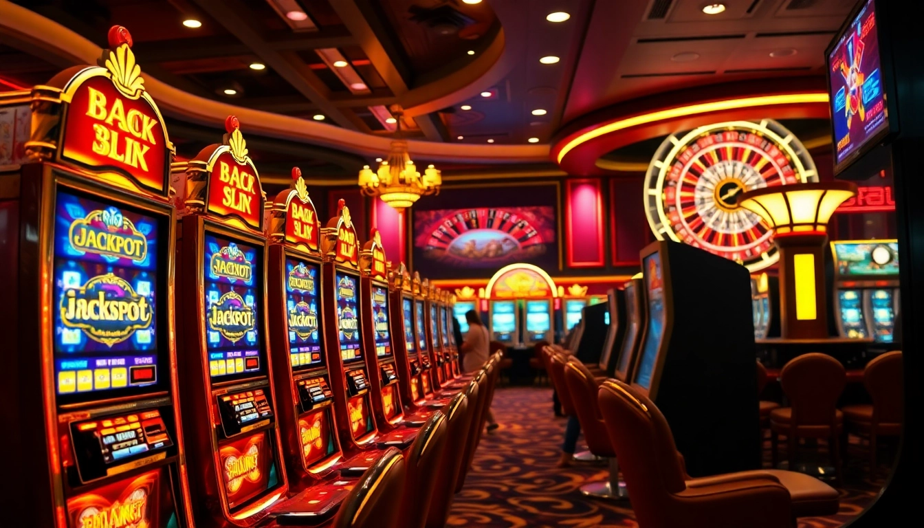 Rasakan pengalaman slot DEWANAGA89 yang menampilkan mesin slot mewah dan atmosfer kasino yang semarak.