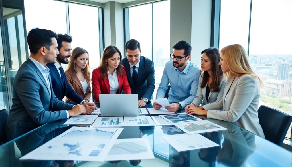 Team collaborating on Strategy Capture Management strategies in a modern boardroom.
