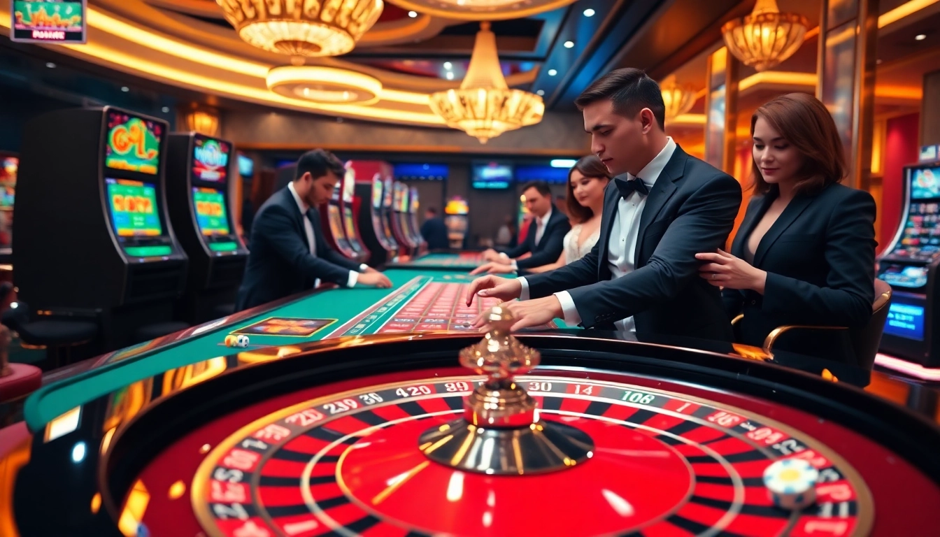 Experience the excitement of winning at a high-stakes casino, showcasing bets and chips with 'Nếu như vậy bám vào đây'.
