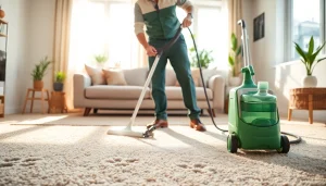 Engaging in effective pet odor carpet cleaning with eco-friendly techniques in a cozy living space.