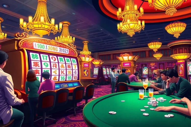 Spin the reels on the slot demo mahjong and win big in an exciting casino ambiance.