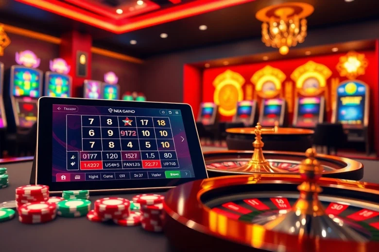 Engage with exciting online gambling visuals featuring vn168 đăng ký and poker chips.