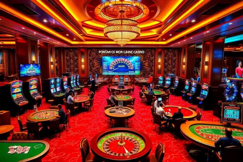 Experience gambling excitement at https://mm88.today/ with vibrant casino interactions and modern decor.