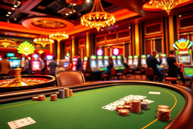 Vivez des sensations de jeu au meilleur casino en ligne avec des tables de casino animées et des machines à sous vibrantes.