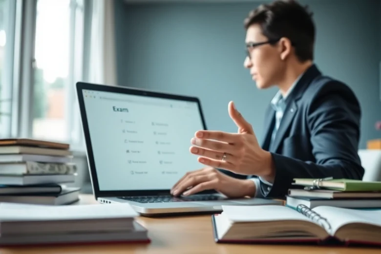 Offering online exams help through interactive tutoring with digital tools.