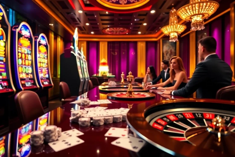 Découvrez l'excitation du casino en ligne Français avec des machines à sous vibrantes et des jeux de poker captivants.