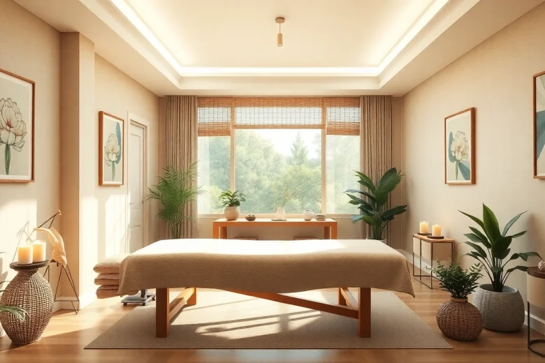 편안한 인테리어와 자연광으로 조화롭게 디자인된 1인샵 내부, 휴식을 위한 공간.