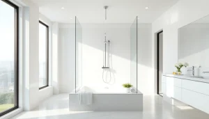 Experience sophisticated elegance with elegant showers Australia in a luxurious bathroom setting.