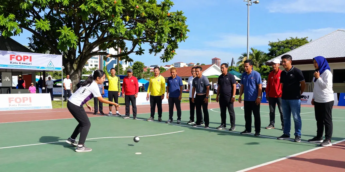 FOPI Kota Kendari dalam acara petanque yang meriah, menampilkan semangat olahraga komunitas di fopikotakendari.org.